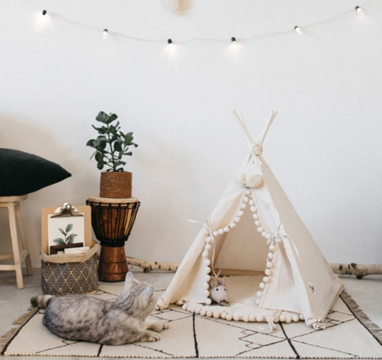 TeePee-Style Tent Bed - Curated Little Paws