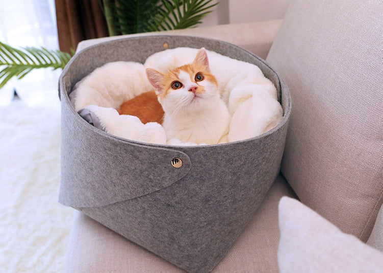 Felt Nest Bed - Curated Little Paws