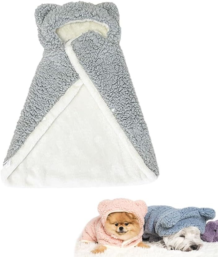 Hooded Cape Pet Blanket - Curated Little Paws