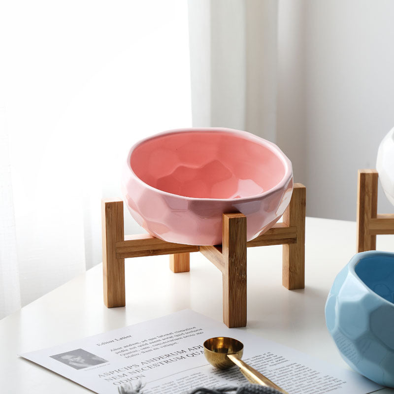 Tilted Pet Food Bowl - Curated Little Paws
