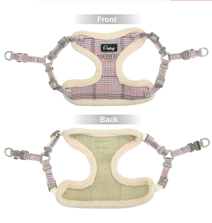 Comfortable Harness & Leash with Accessory Pouch - Curated Little Paws