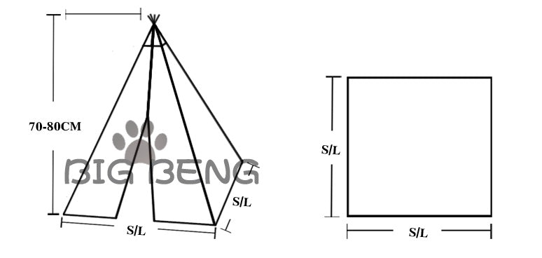 TeePee-Style Tent Bed - Curated Little Paws