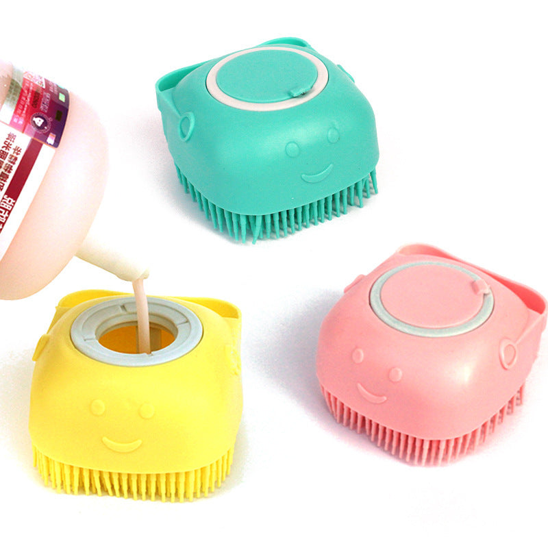 Silicone Dog Bath Massage Glove Brush - Curated Little Paws