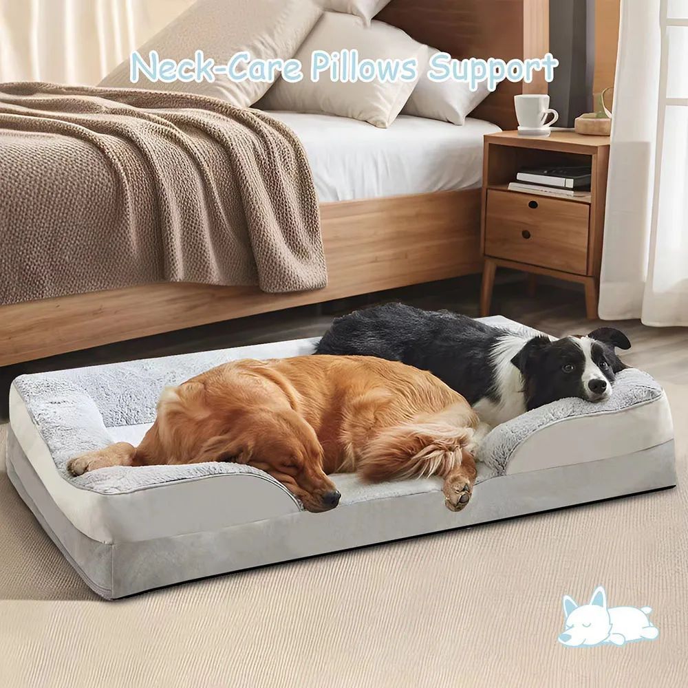 Orthopedic Memory Foam Pet Bed - Curated Little Paws