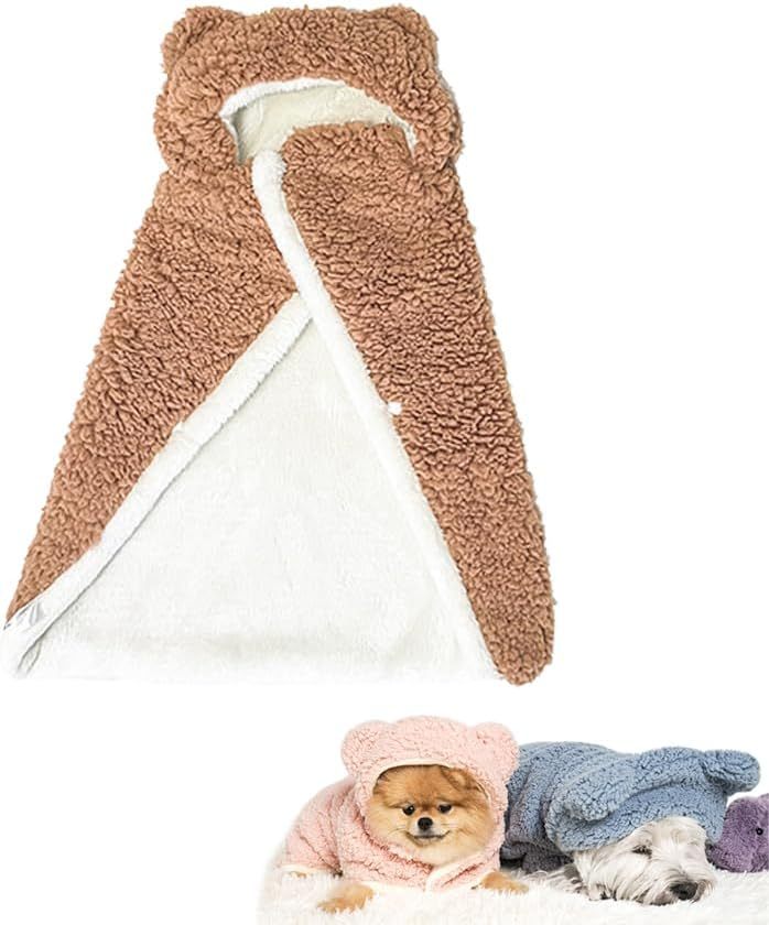 Hooded Cape Pet Blanket - Curated Little Paws