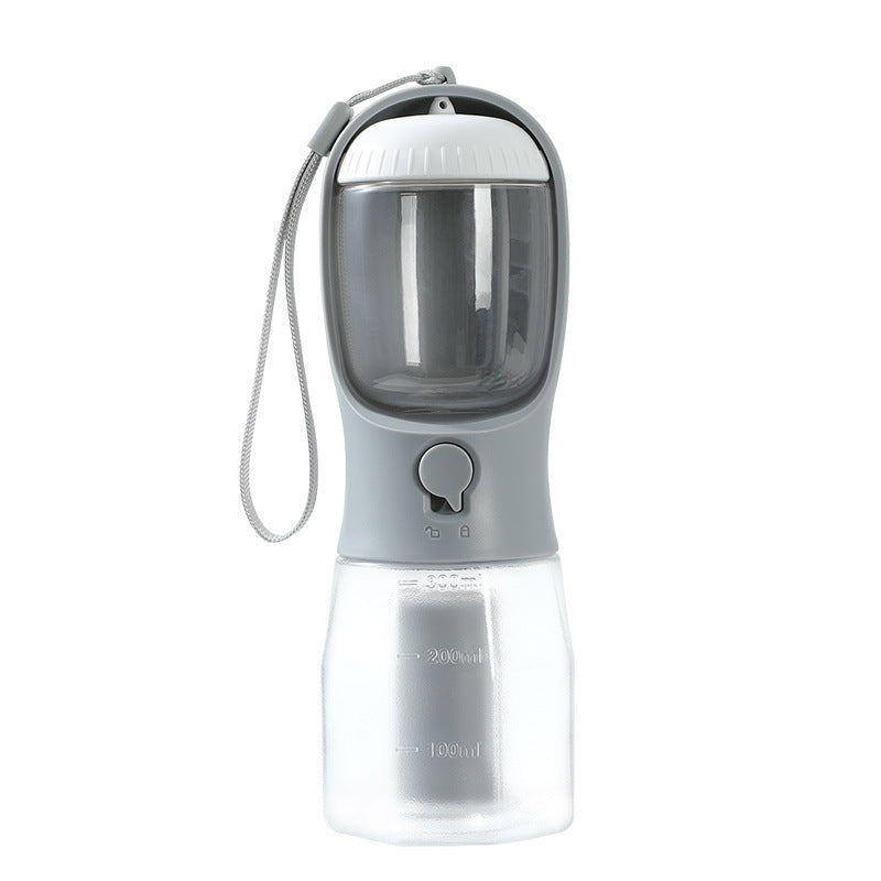 Portable Pet Water Cup with Food & Waste Bag Storage - Curated Little Paws