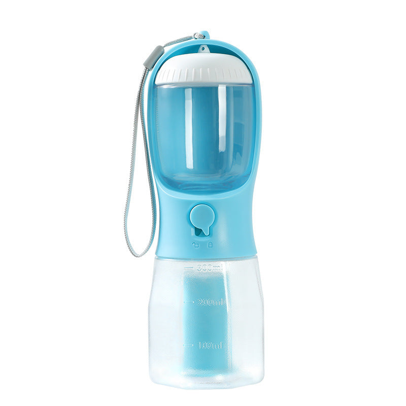 Portable Pet Water Cup with Food & Waste Bag Storage - Curated Little Paws