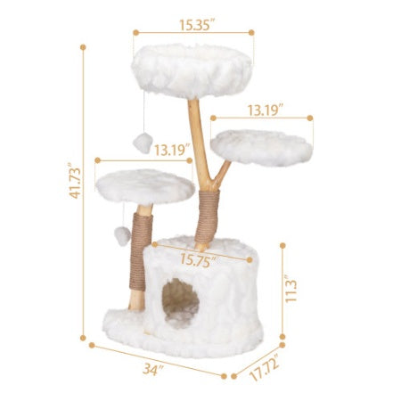 Cloud Nine Cat Tree - Curated Little Paws