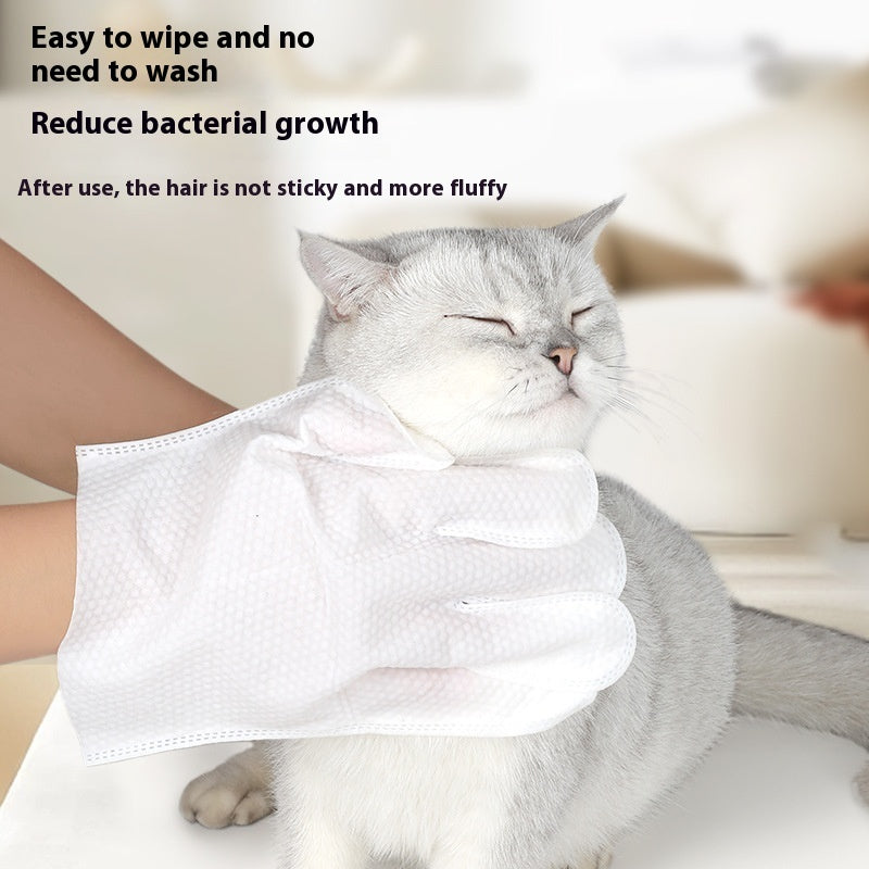 Disposable Pet Glove Wipes - Curated Little Paws