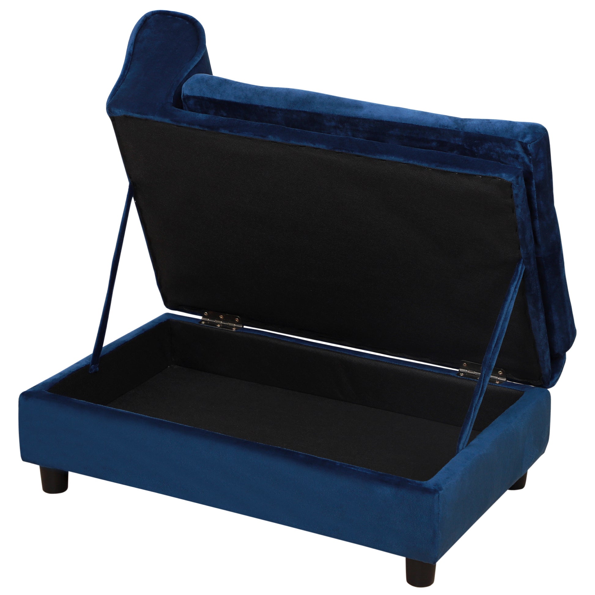 Luxury Small Dog Sofa Bed with Hidden Storage - Curated Little Paws