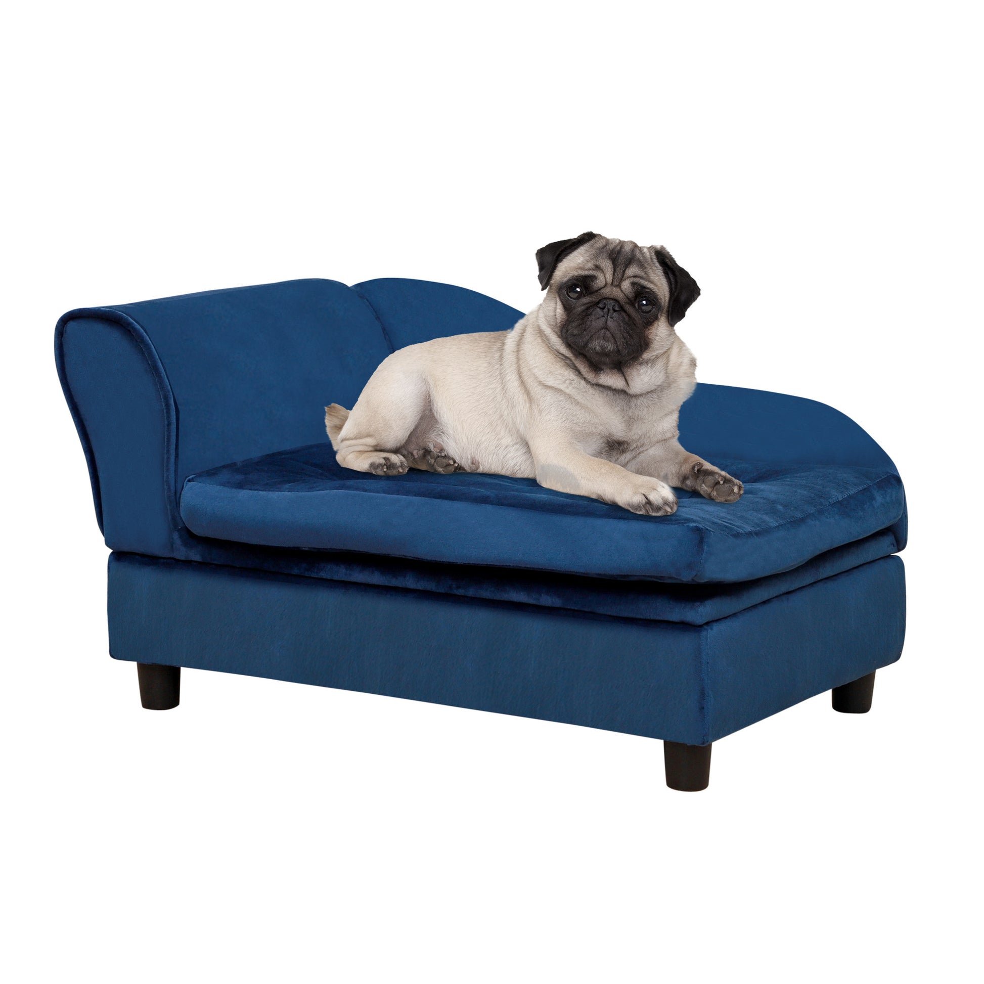 Luxury Small Dog Sofa Bed with Hidden Storage - Curated Little Paws