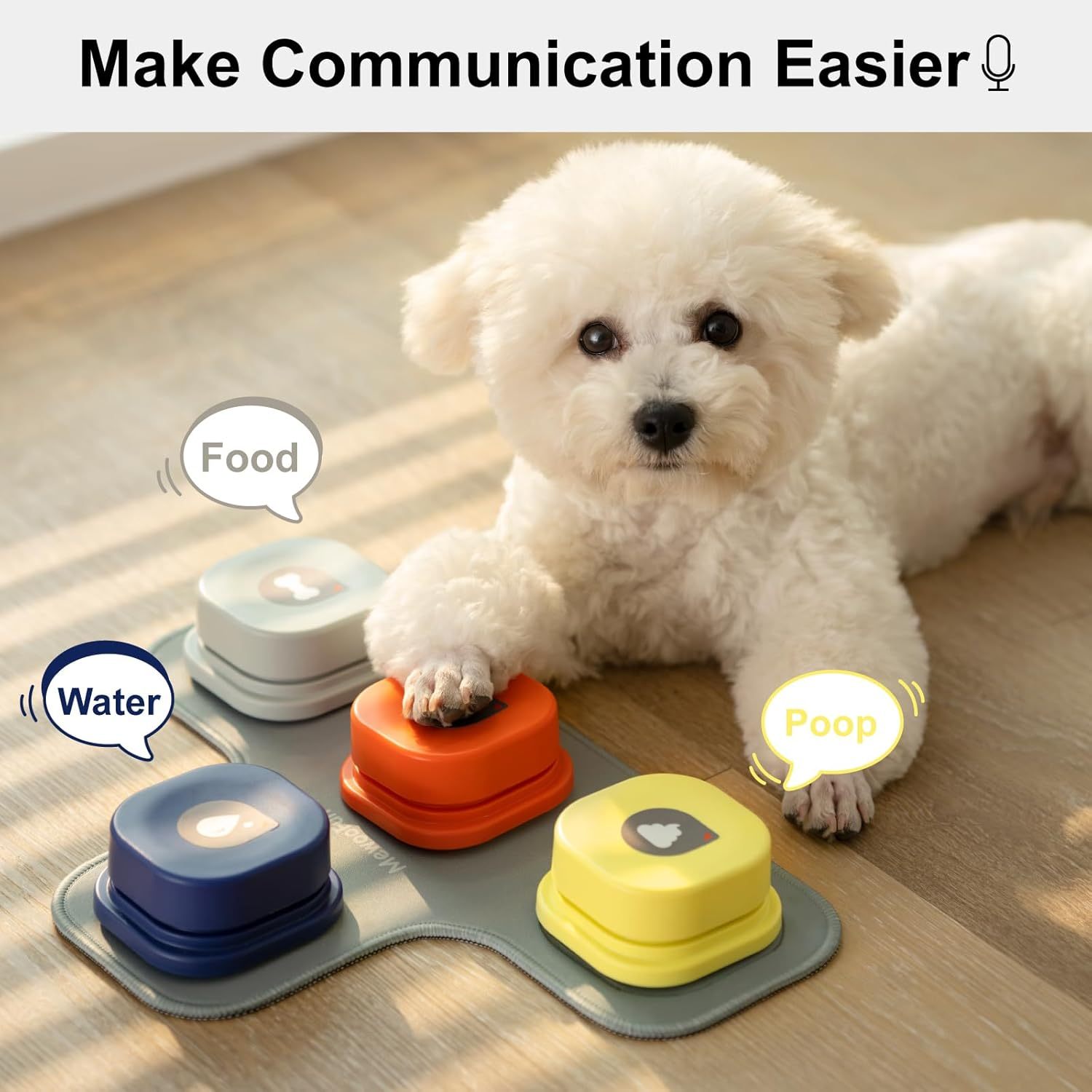The Speak Up Set – Recordable Dog Talking Buttons - Curated Little Paws