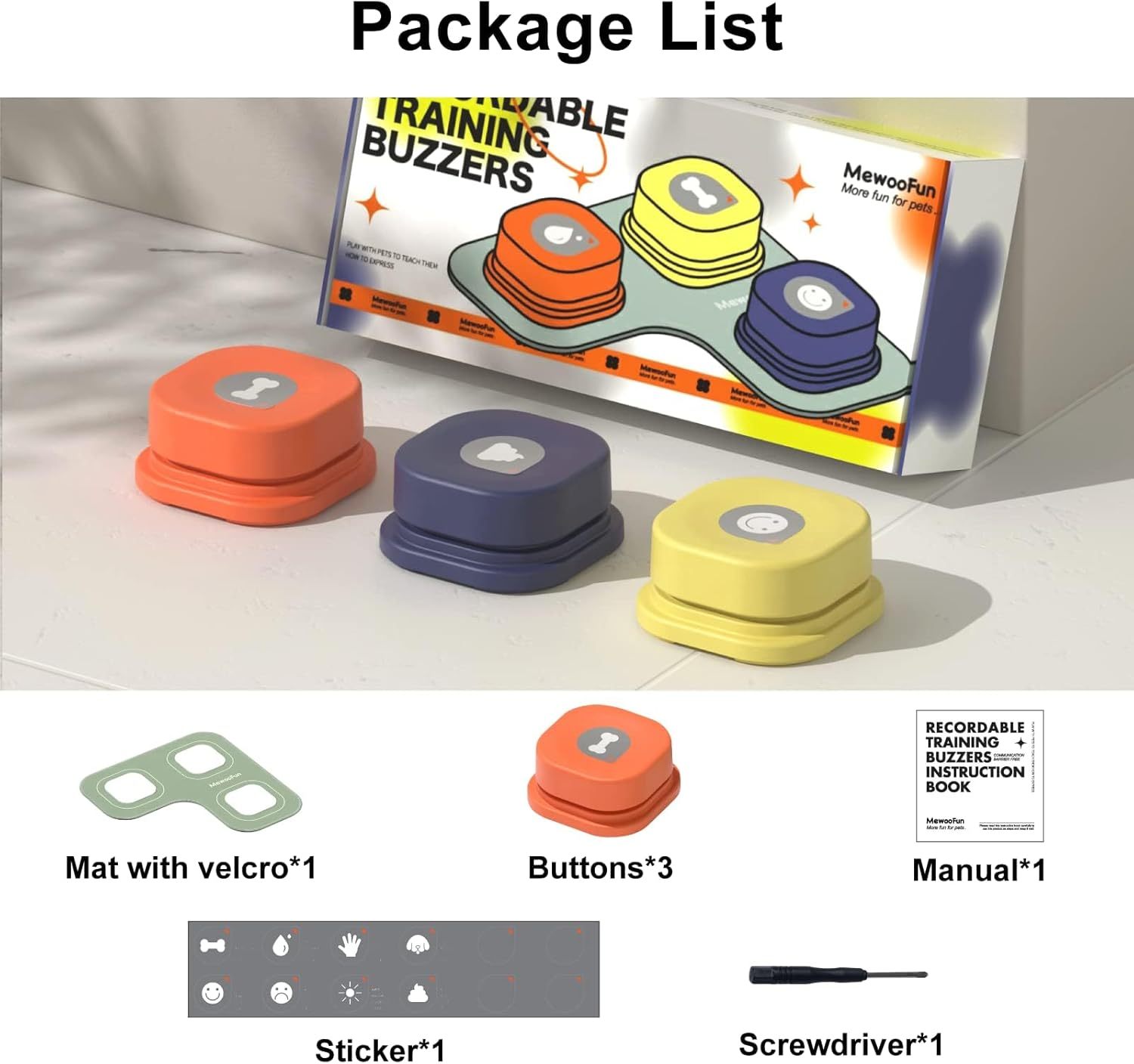The Speak Up Set – Recordable Dog Talking Buttons - Curated Little Paws